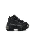 New Rock Pantofi sport dama - M-WALL106-S10 - Piele naturala - Negru