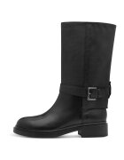 NEWD Cizme mid-calf din piele - Negru