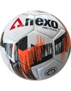 NEXO Minge fotbal PROTEAM - marimea 5 - alb/portocaliu/negru