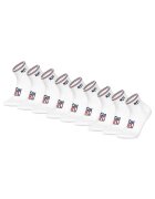 NFL Set de sosete pana la glezna unisex - 9 perechi - Alb