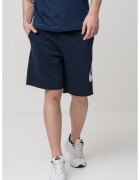 Nike Bermude cu snur de ajustare si logo Club - Alb/Albastru ultramarin