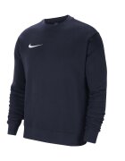 Nike Bluza de trening cu decolteu la baza gatului si monograma - Albastru inchis
