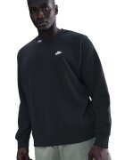 Nike Bluza de trening din amestec de bumbac cu decolteu la baza gatului Club - Negru