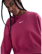 Nike Bluza de trening lejera cu maneci cazute Phoenix - Roz aprins