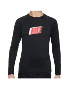 Nike Bluza inot copii cu protectie UV UPF 40+ 3D Combo Long Sleeve Hydroguard - marime L - negru