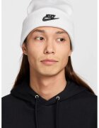 Nike Caciula unisex cu logo brodat Peak - Alb murdar