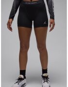 Nike Colanti scurti cu banda logo in talie pentru baschet - Alb/Negru