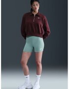 Nike Colanti scurti cu talie inalta si logo - Verde persan