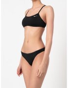 Nike Costum de baie in doua piese cu decupaj racerback - Negru