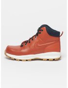 Nike Ghete cu detalii de piele Manoa - Caramiziu