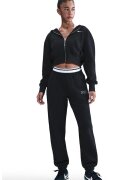 Nike Hanorac crop cu fermoar - Gri antracit