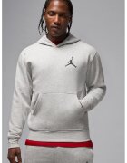 Nike Hanorac cu buzunar kangaroo - pentru baschet Jumpman - Gri deschis melange