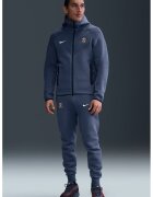 Nike Hanorac cu buzunare si fermoar - pentru fotbal Paris Saint-Germain Tech - Albastru prafuit