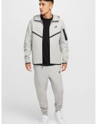Nike Hanorac cu fermoar si logo Windrunner - Gri deschis melange