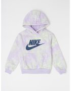 Nike Hanorac cu imprimeu logo si buzunar kangaroo - Lila/Verde menta