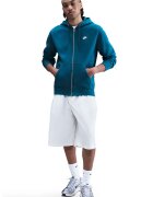 Nike Hanorac cu logo si detaliu logo Club - Albastru petrol