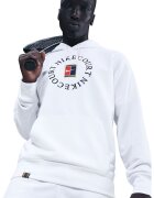 Nike Hanorac cu tehnologie Dri Fit si imprimeu logo - Alb optic