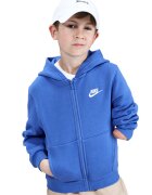 Nike Hanorac din amestec de bumbac cu fermoar Club - Albastru royal