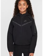 Nike Hanorac din amestec de bumbac cu fermoar - Negru