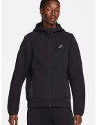 Nike Hanorac din amestec de bumbac - cu fermoar - Negru stins