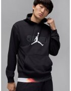 Nike Hanorac din material fleece cu logo pentru baschet - Alb/Negru