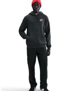 Nike Hanorac lejer cu imprimeu pe partea din spate Club - Negru