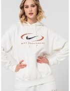 Nike Hanorac supradimensionat cu buzunar kangaroo - Alb