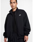 Nike Jacheta bomber cu fermoar CLUB - Alb/Negru