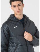Nike Jacheta cu fermoar si gluga pentru fotbal - Alb/Negru