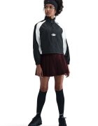 Nike Jacheta cu maneci raglan si fermoar scurt - Alb/Gri antracit