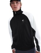 Nike Jacheta lejera cu fermoar Air - Alb/Negru