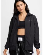 Nike Jacheta lejera cu gluga si rezistenta la UV - Negru