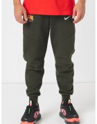 Nike Pantaloni cu talie medie pentru fotbal FC Barcelona - Verde padure