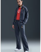 Nike Pantaloni cu talie medie si logo - pentru tenis - Gri carbune