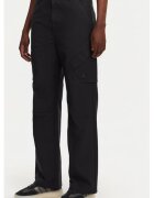 Nike Pantaloni dama - 305365408 - Bumbac - Negru - Negru