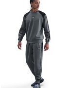 Nike Pantaloni de trening conici cu talie medie - Negru/Gri inchis