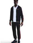 Nike Pantaloni de trening conici cu talie medie - Rosu/Negru