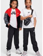 Nike Pantaloni de trening cu logo si model unisex - Alb/Negru