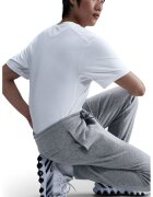 Nike Pantaloni de trening cu logo si snur - Gri melange