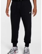 Nike Pantaloni de trening din amestec de bumbac cu logo - Negru