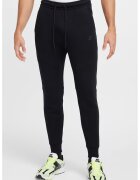 Nike Pantaloni de trening din amestec de bumbac cu talie ajustabilia - Negru