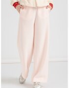 Nike Pantaloni de trening din fleece cu croiala ampla - Piersica