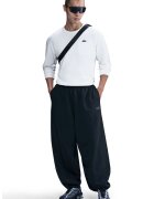 Nike Pantaloni de trening din fleece cu croiala lejera Club - Negru