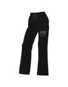 Nike Pantaloni pentru Femei - w nsw club flc mr gx wide pnt - HJ0869-010 - Negru - Negru