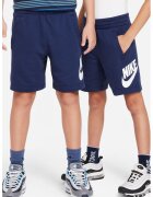 Nike Pantaloni scurti cu buzunare oblice Sportswear Club - Alb/Bleumarin