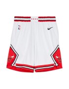 Nike Pantaloni scurti cu talie elastica pentru baschet Chicago Bulls - Alb/Rosu vermillion