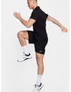 Nike Pantaloni scurti cu talie medie si snur pentru baseball - Negru