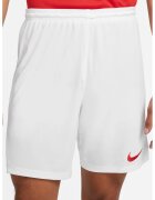 Nike Pantaloni scurti cu tehnologie Dri-FIT pentru fotbal Park III - Alb/Rosu inchis