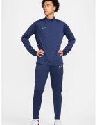 Nike Pantaloni slim-fit cu logo - pentru fotbal - Alb/Albastru inchis