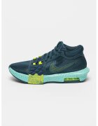Nike Pantofi cu brant moale - pentru baschet LeBron Witness VIII - Bleumarin/Verde menta